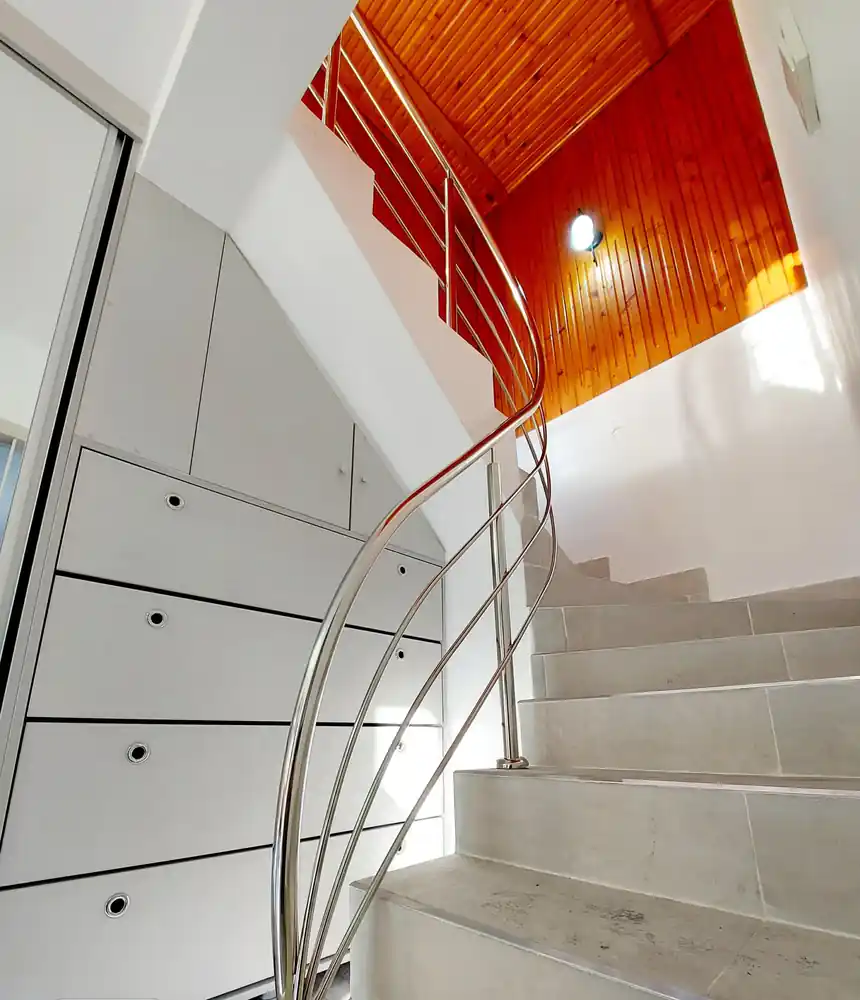 Balustradă inox modernă - lucrare Real Inox 24