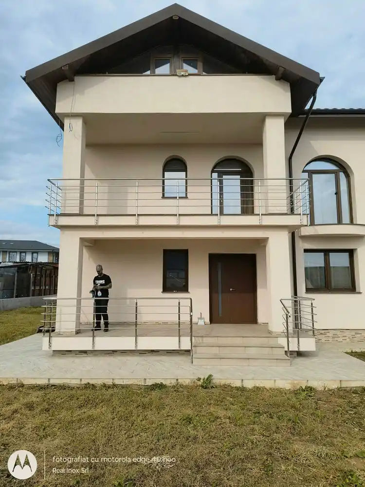 Balustradă inox balcon - lucrare Real Inox 23
