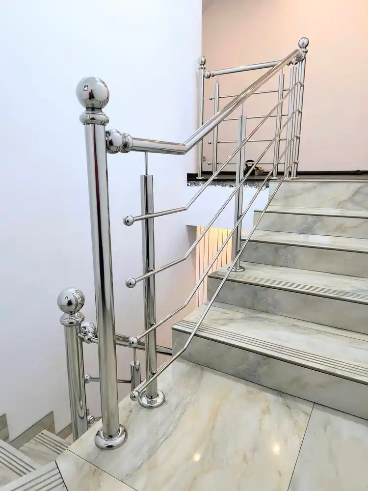 Balustradă inox modernă - lucrare Real Inox 20