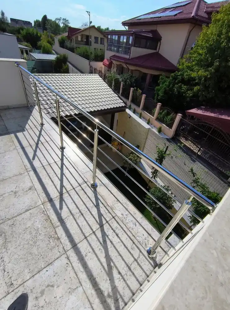 Balustradă inox balcon - lucrare Real Inox 10