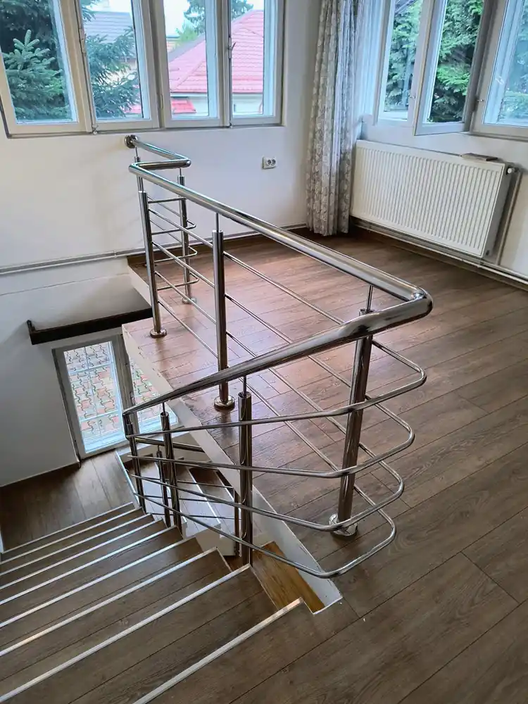 Balustradă inox cu model - lucrare Real Inox 10